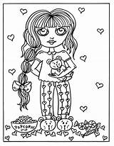 Digi Sweethearts Cardmaking Meisjes Vendido sketch template