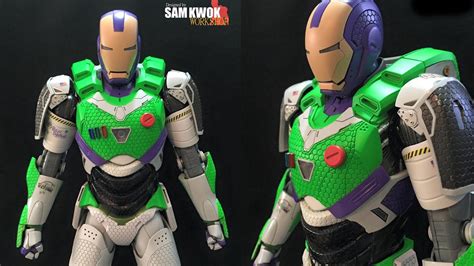 Buzz Lightyear And Iron Man Custom Made Mashup Action