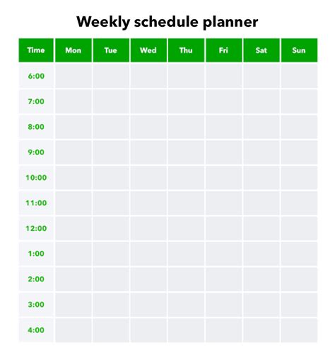 time schedule templatesdownload print quickbooks