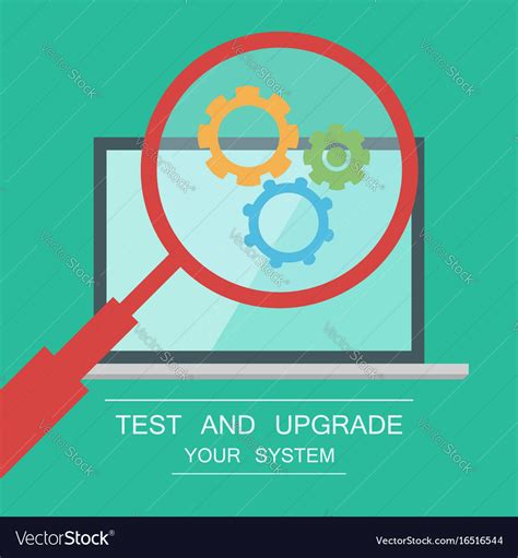 testing system icon royalty  vector image vectorstock