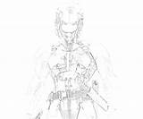 Gear Metal Solid Coloring Raiden Pages Weapon Printable Yumiko Fujiwara Getcolorings sketch template