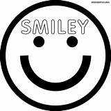 Face Smiley Coloring Pages Color Colorings Sheet Print sketch template