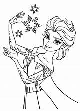 Queen Snow Coloring Pages sketch template