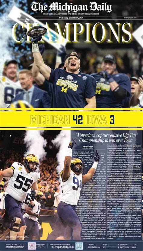 michigan daily december   print edition student publications