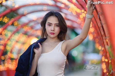 Thailand Model Anusara Thaweesuk Wild Grass Field