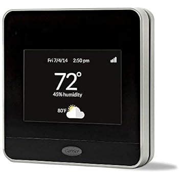 carrier   day programmable wi fi thermostat  energy reports model  amazoncom