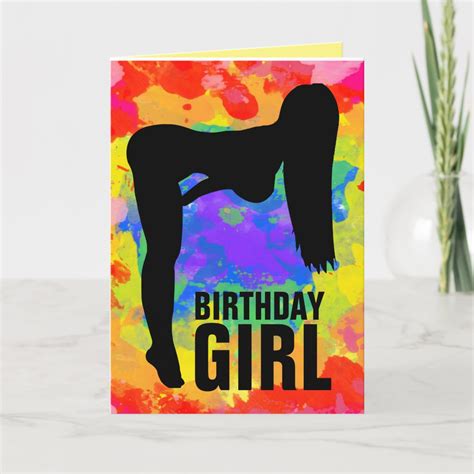 Birthday Girl Spanking Greeting Card Zazzle