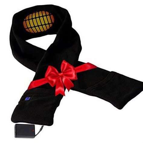 electric battery powered heated neck wrap  warming scarf
