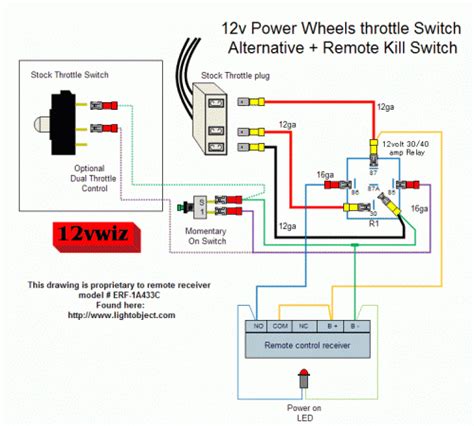schematic electric toy car wiring diagram