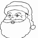 Santa Christmas Smiling Surfnetkids Coloring sketch template