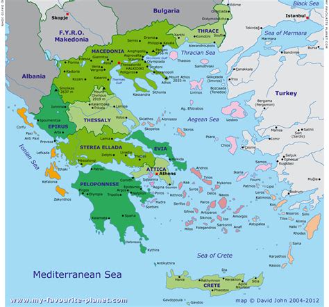 map  greece  templates