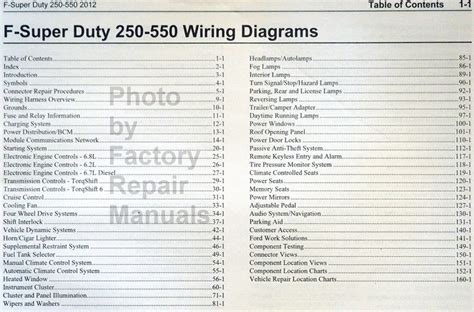 ford     electrical wiring diagrams manual original factory repair manuals
