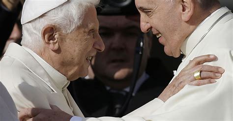 retired pope benedict on a pilgrimage home