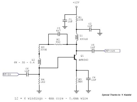 wide band rf amplifier  input range mhz mhz eeweb
