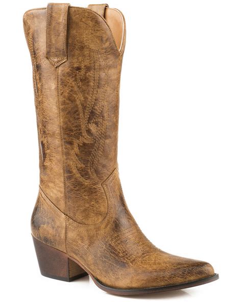 roper women s nettie western boots medium toe boot barn