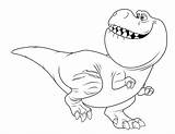 Dinosaur Good Coloring Pages Print Cartoon sketch template