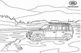 Colouring Car Defender Pages Rover Land Kids Mercedes Racing Cray Shades Benz sketch template