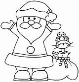Santa Claus Coloring Christmas Pages Printable Tree Sheets Kids Kindergarten Print Printables Snowman sketch template