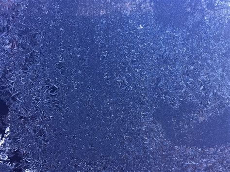 Close Up Deep Blue Crystalized Frosted Glass Free Textures