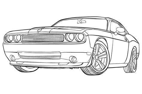 coloring pages muscle cars muscle car coloring pages