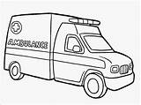 Ambulance Coloring Pages Printable Getcolorings sketch template