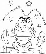 Coloring Cockroach Pages Heavy Printable Grudge Weight Again Colouring Bestcoloringpagesforkids Kids Print sketch template