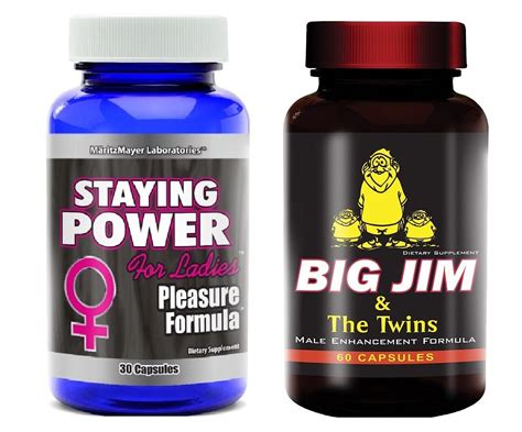Big Jim Twins And Staying Power Rx Boost Orgasm Sensation Libido For Men