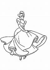 Princess Coloring Pages Colouring Kids Cartoon Children Color Printable Print Drawing Coloringkids Disney sketch template