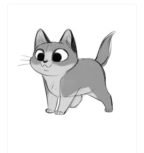 tumblr daily cat drawings cartoon cat drawing kitten