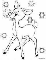 Rudolph Reindeer sketch template