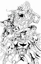 Coloring Pages Justice Young League Getcolorings Getdrawings sketch template