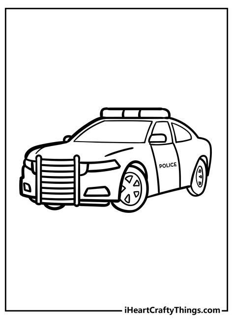 printable police car coloring pages updated  luv