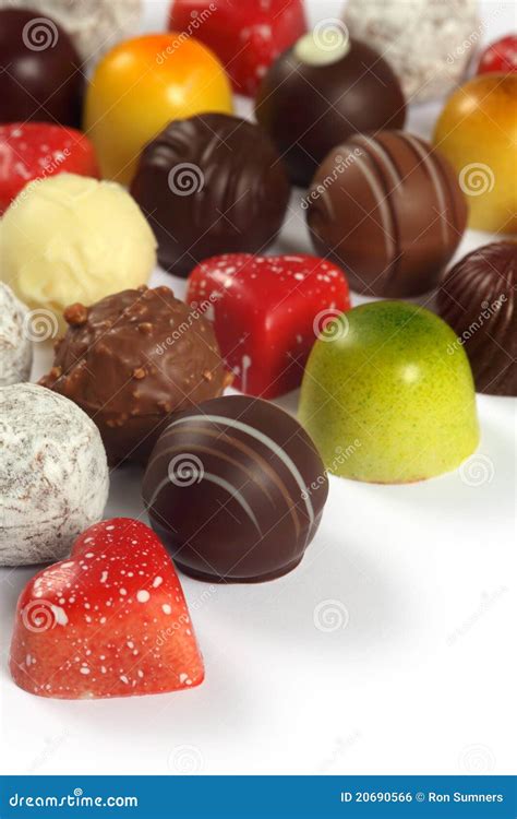 assorted chocolates  white stock photo image  sugar delicious