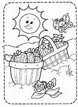 Coloring Pages Printable Strawberry sketch template