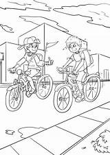 Fahrrad Malvorlage Fahren Ausmalbild sketch template