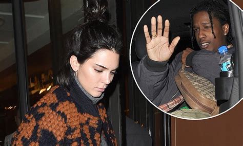 kendall jenner goes public with a ap rocky in london daily mail online