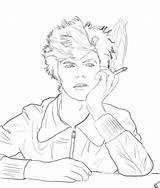Bowie David Coloring Pages Getcolorings Ziggy Stardust Colouring Color Getdrawings Tumblr sketch template