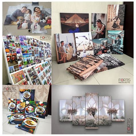 cetak foto kanvas canvas photo print sudah termasuk rangka kayu