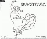 Flamenca Personaggio Colorare Disegni Accendi Emozioni sketch template