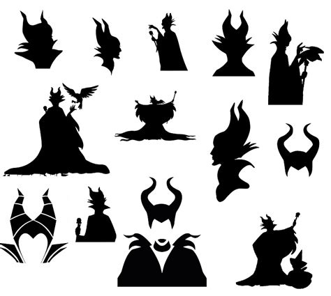 Digitalfil Maleficent Svg Cut Files Silhouette Clipart
