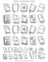 Doodles Stationery Planners Handdrawn Filofax Midori Pens Washi Journaling Shewearsmany Alene Libsts sketch template