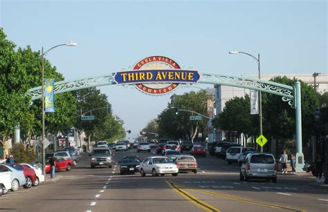 chula vista entrance arch downtown street spanning sign  flickr