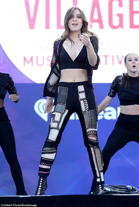 hailee steinfeld puts on sizzling performance at iheartradio music