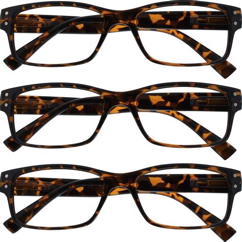 the reading glasses company gafas de lectura pack 3 hombres marrón