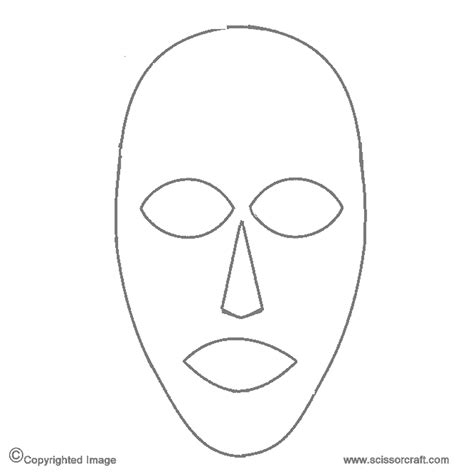 images  blank face printable mask template full face mask