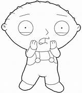 Coloring Stewie Griffin Pages Family Guy Peter Surprised Color Getcolorings Printable Print Characters sketch template