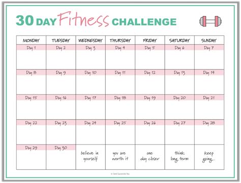 fitness planner printables achieve fitness goals