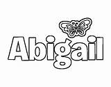 Abigail sketch template