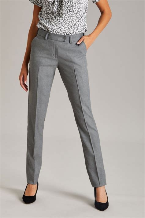 Contemporary Women S Slim Leg Trouser Contemporary Grey Simon Jersey