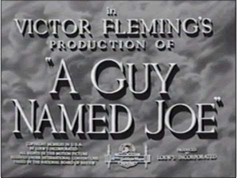 film blanc  guy named joe
